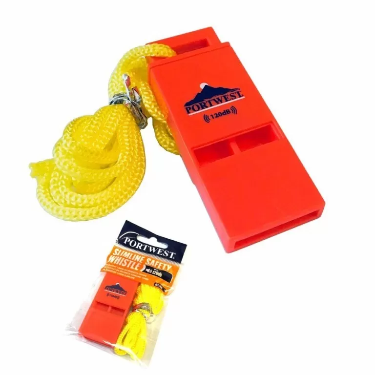 Sifflet De Sécurité Titane 120 DB - Anti-ours, Randonnée, Alpinisme, Survie - Corde Incluse